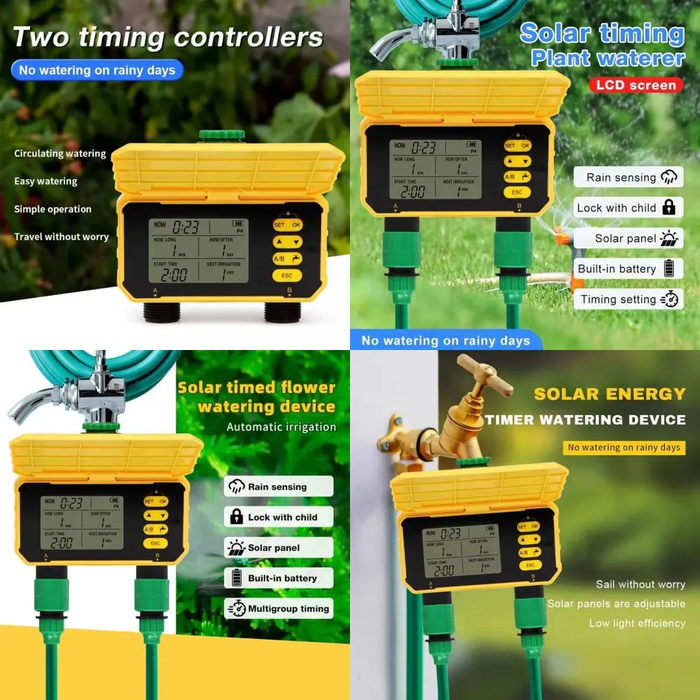 Solar Pump Controller - Minuteur d'arrosage intelligent WAP01 SBT009 à