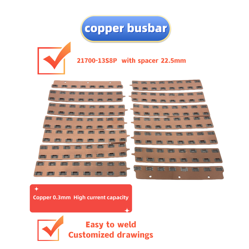 Bus Bar Copper - Barre omnibus en cuivre 21700-13S8P pour