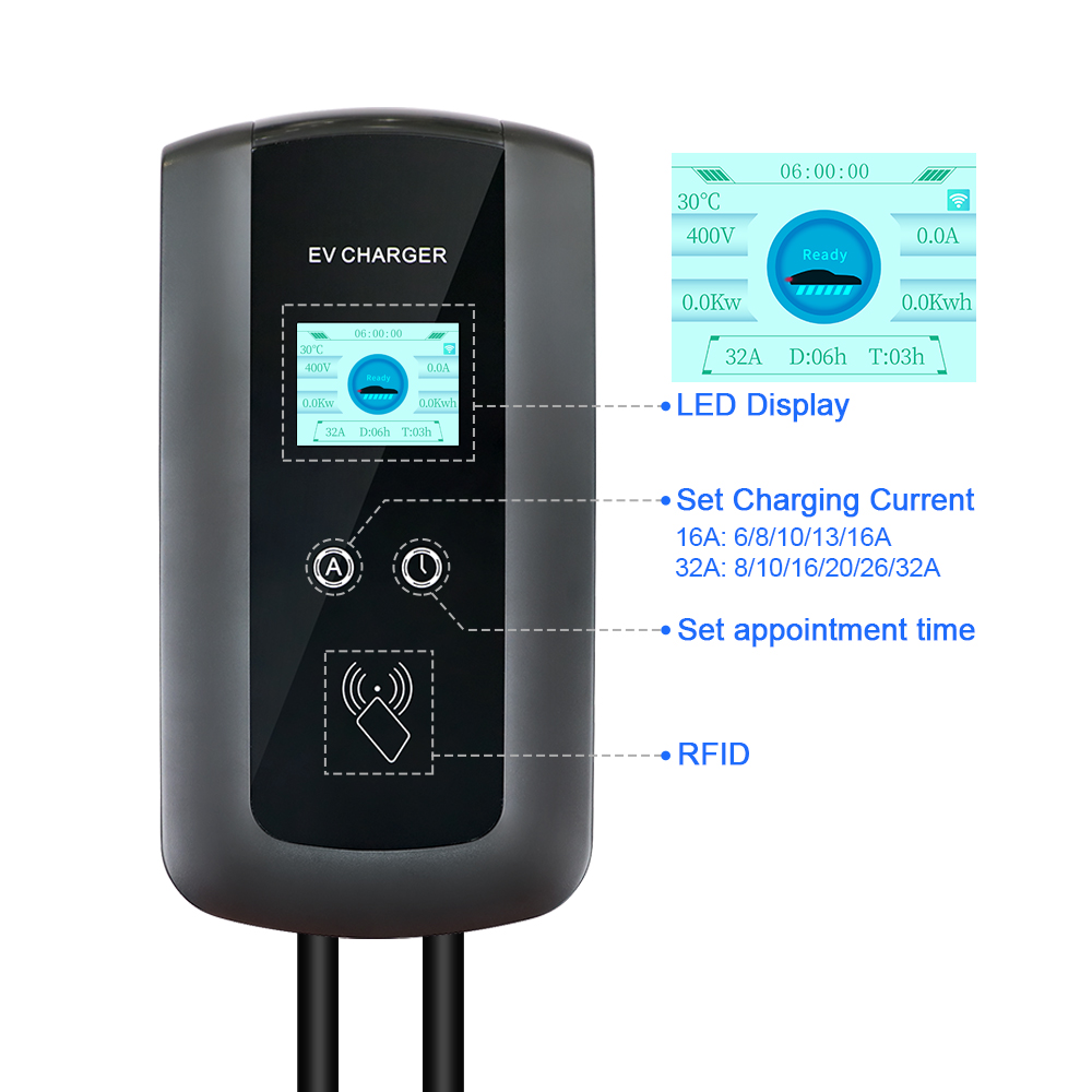 Kolanky 32A 7.2/22KW EV Statio - Ev Charger Wallbox avis et prix